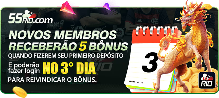 NOVOS MEMBROS RECEBERAO 5 BONUS QUANDO FIZEREM SEU PRIMEIRO DEPOSITO E poderao fazer login NO 3* DIAVO PARA REIVINDICAR O BONUS.